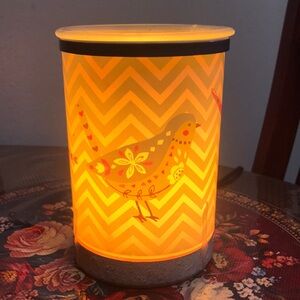 Scentsy Blue Teal & Green Bird Pattern Warmer